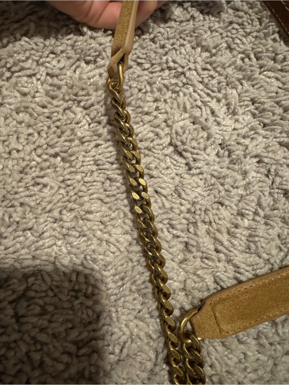 Saint Laurent Medium Lou Puffer Suede Shoulder Bag - Picture 14 of 15